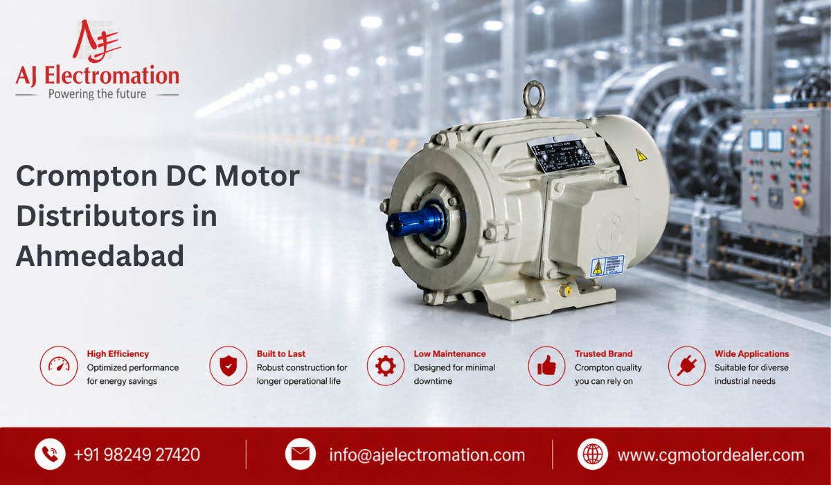 Crompton Dc Motor Distributors In Ahmedabad