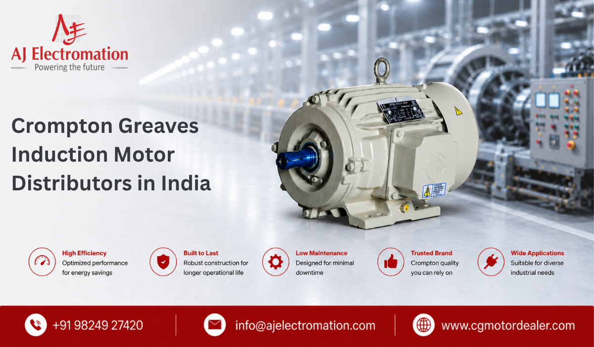 Crompton Greaves Induction Motor Distributors In India
