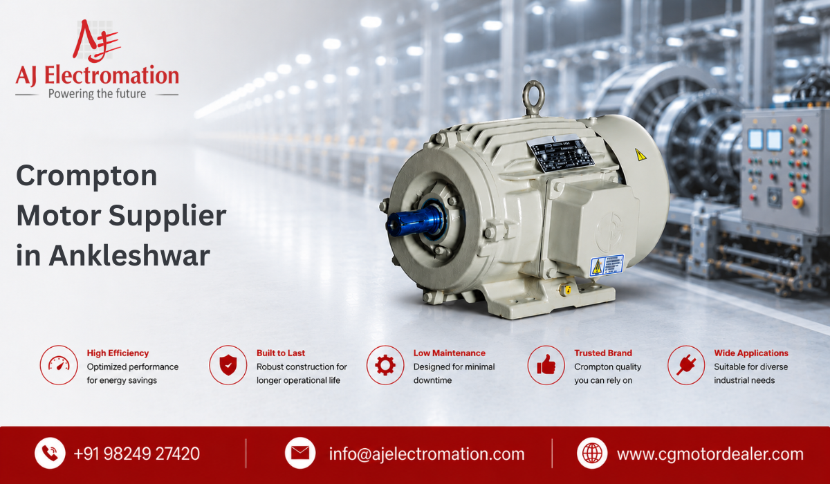 Crompton Motor Supplier In Ankleshwar
