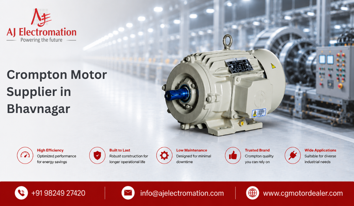 Crompton Motor Supplier In Bhavnagar