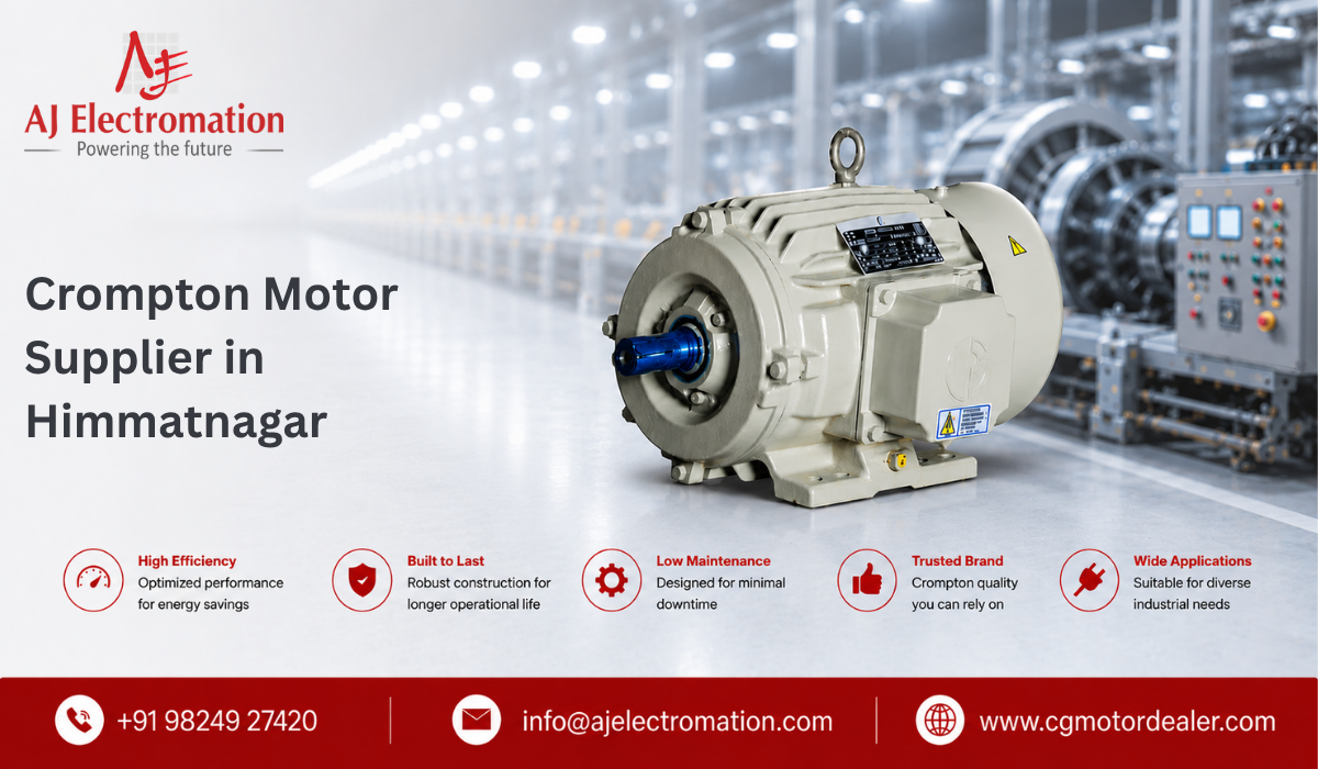 Crompton Motor Supplier In Himmatnagar