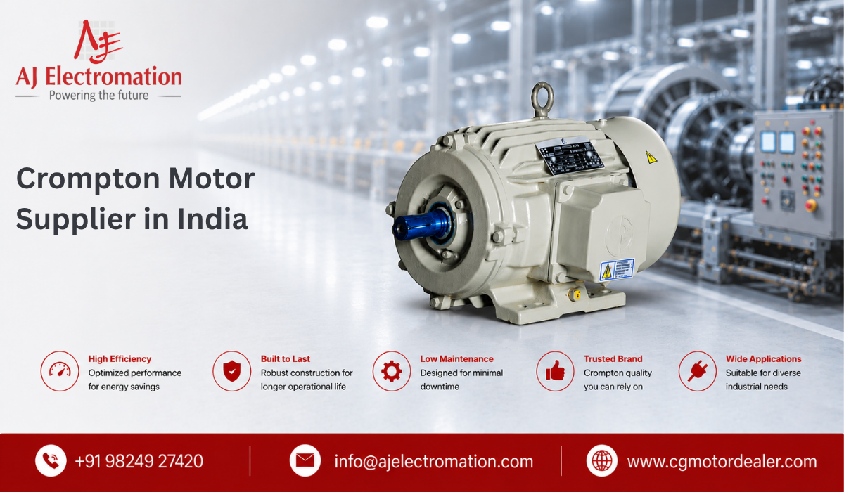 Crompton Motor Supplier In India