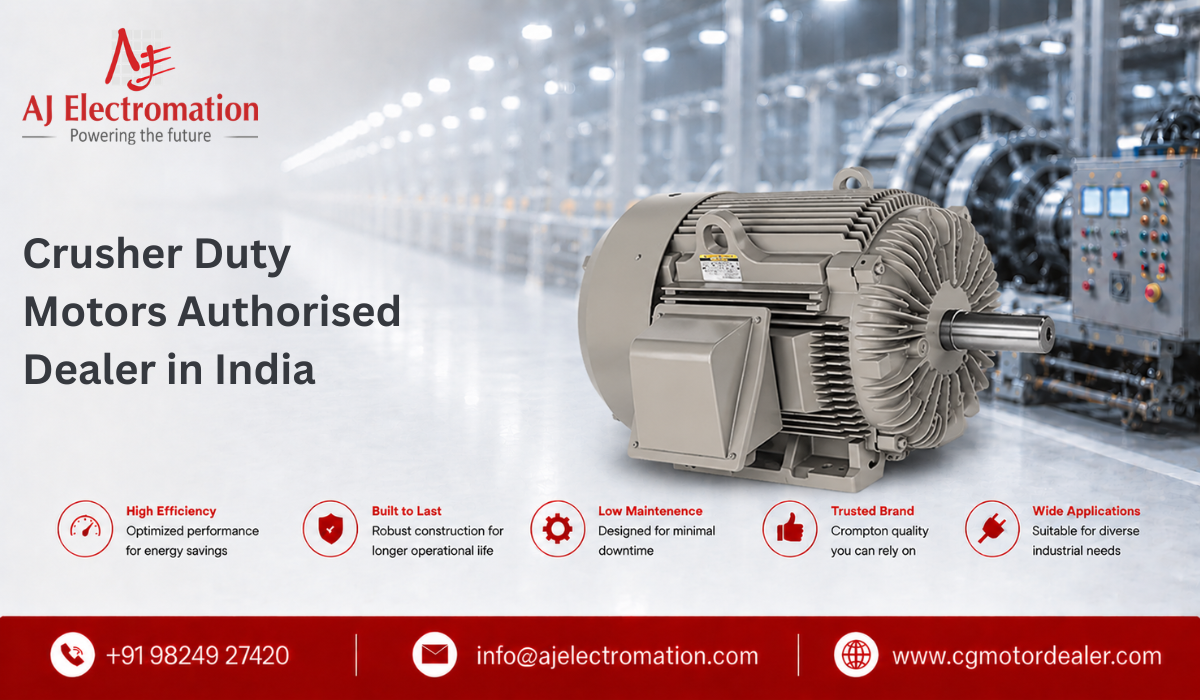 Crusher Duty Motors Authorised Dealer In India